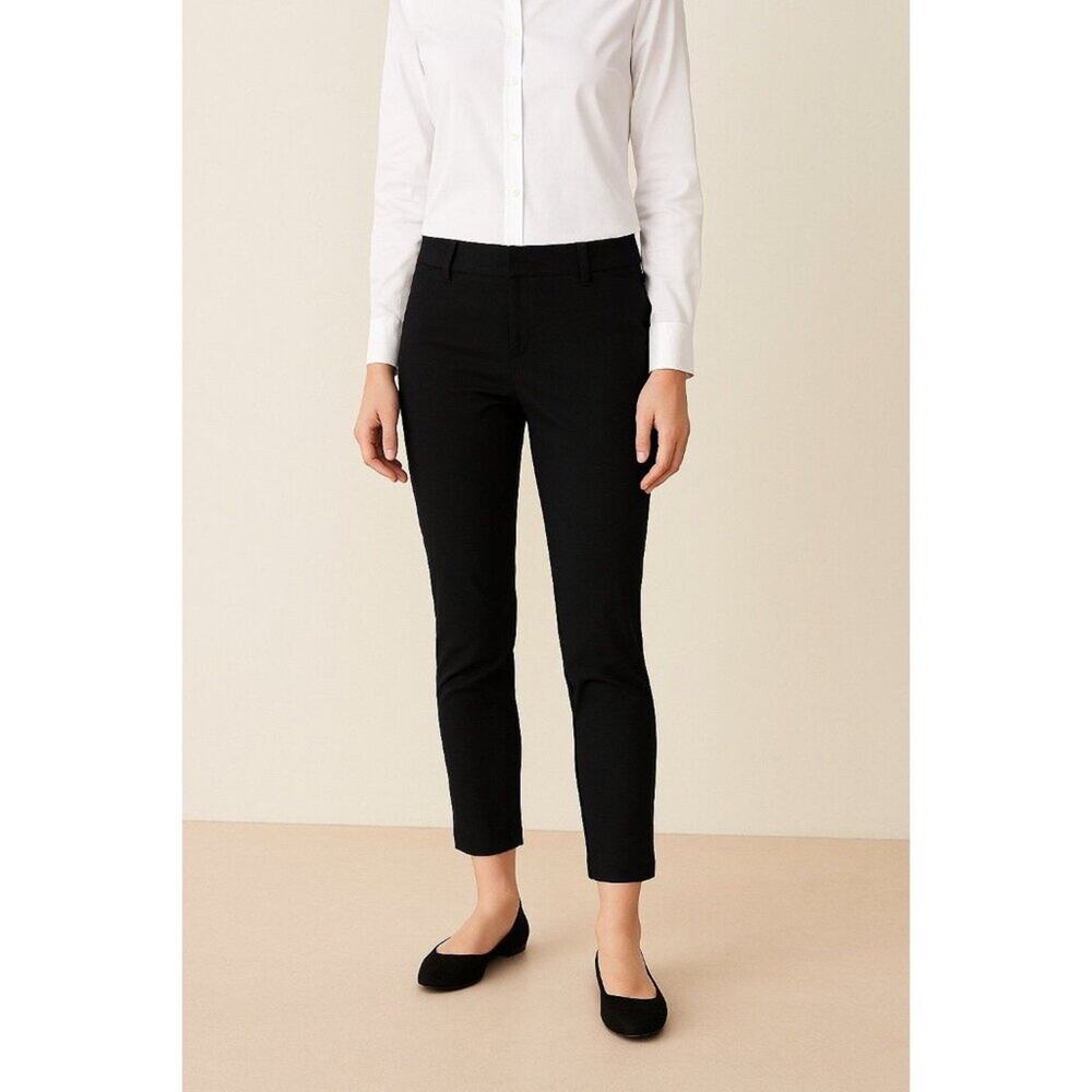 Amazon Essentials Women’s Black Stretch Ankle Pants Size 2 Short